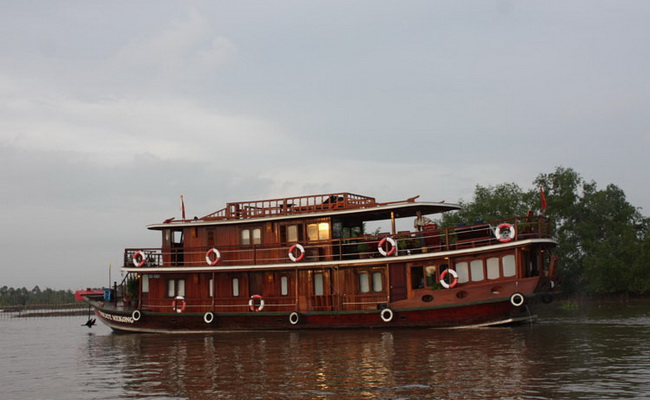 Douce Mekong Cruise in Mekong river